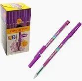 Caneta Esf 0.7b 1.2mm Violeta Caixa com 50 Compactor