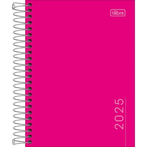 Agenda Espiral Pepper Rosa M4 Tilibra