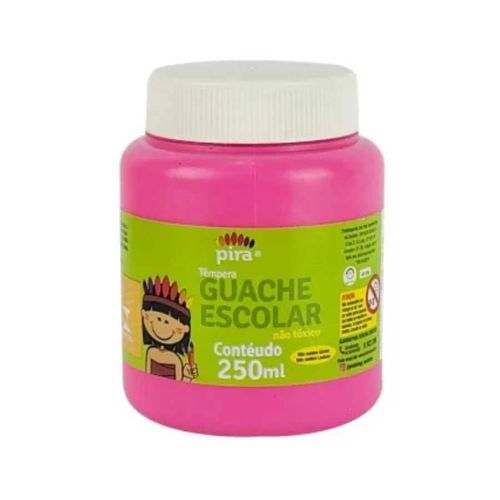 Tinta Guache 250ML Rosa Pink Piratininga