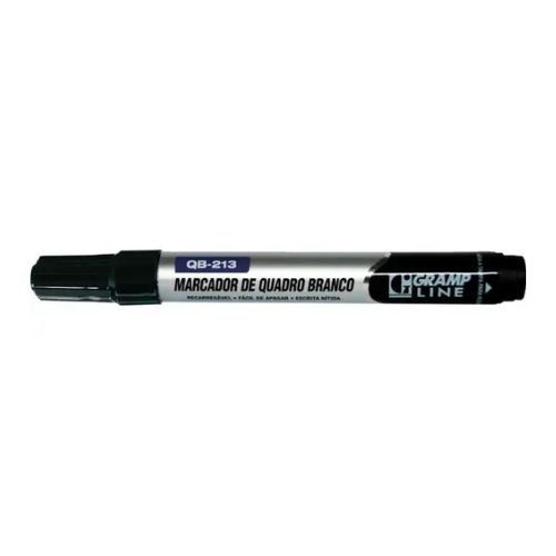 Marcador para Quadro Branco Recarregavel Preto Qb213 Gramp Line