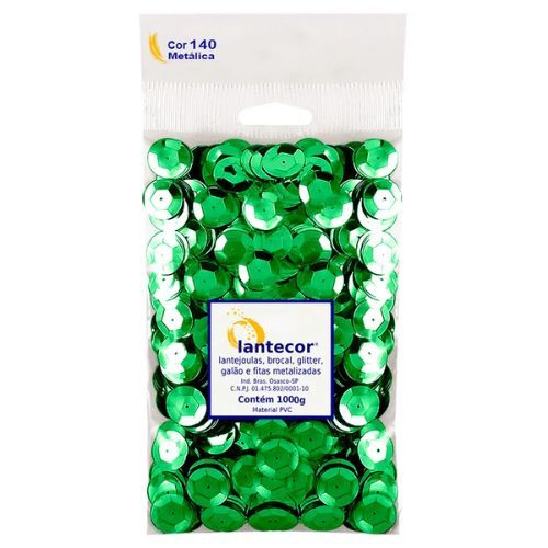 Lantejoula CB 6 Verde Opaco Pacote com 1000 Unidades Relure