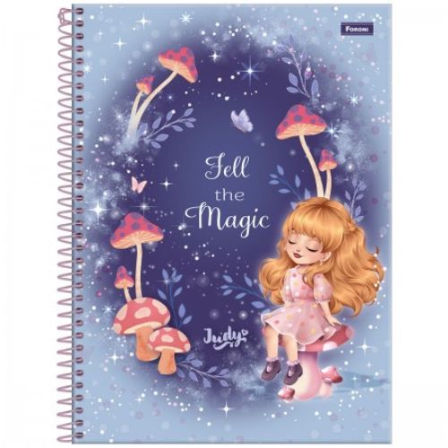 Caderno Univ Cd 1 Materia Judy 80 Folhas Foroni