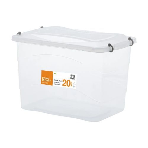 Caixa Organizadora Pratic Box 20 Litros 41X29X25CM Paramount