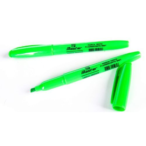 Marca Texto Best Fluorescente Verde Master