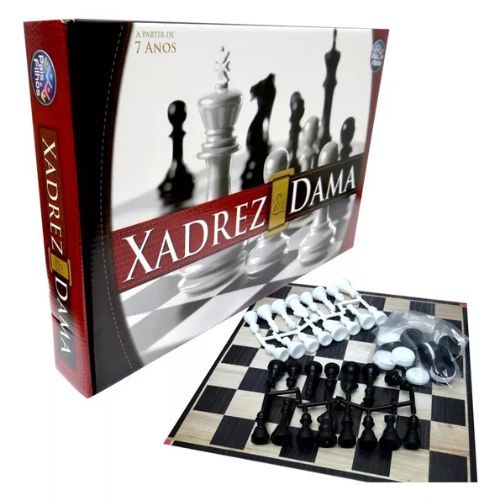 Xadrez e Dama Super Jogos Pais e Filhos