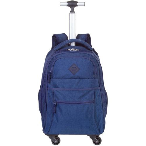 Mochila com 4 Rodas 075498-04 Azul Rolling Sestini