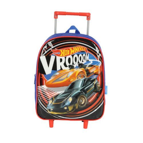 Mochila com Rodas IC40862HW-AZ Hotwheels Azul Luxcel