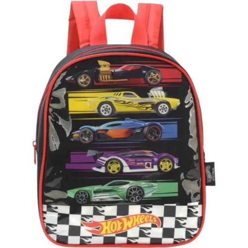 Mochila de Costas Infantil IS38977HW-VM Hotwheels Vermelha Luxcel