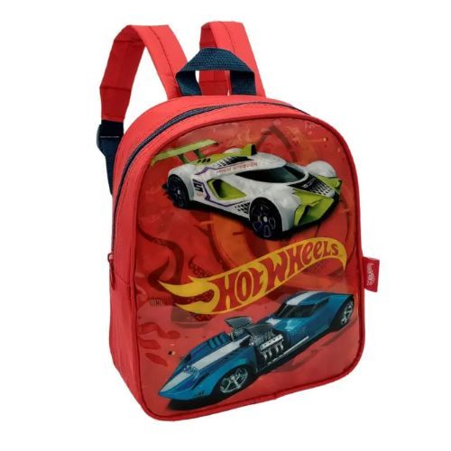 Mochila Infantil Hot Wheels Vermelha IS37458TS02 Luxcel