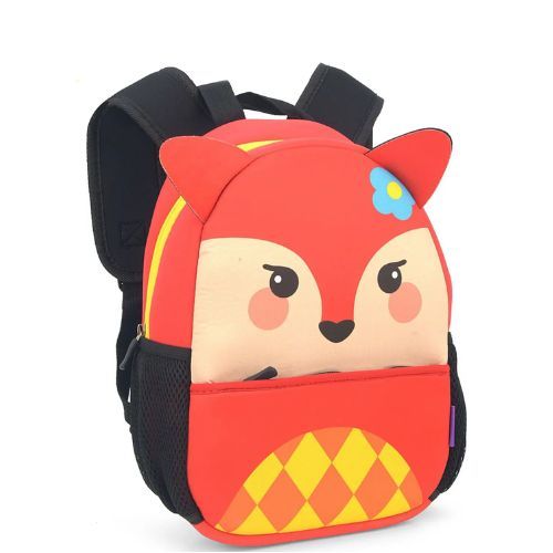 Mochila de Costas Infantil IS33501BC-LR Bichinhos Laranja Luxcel