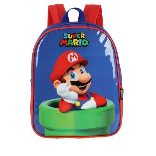 Mochila de Costas IS40857MO-AZ Azul Super Mario Luxcel