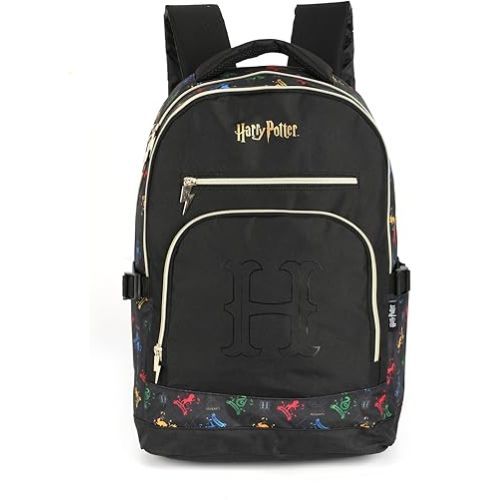 Mochila de Costas Laptop MJ49221HP Harry Potter Preto Luxcel