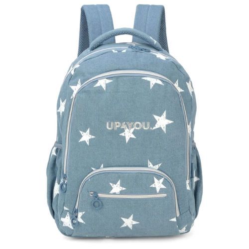 Mochila de Costas MJ46600UP Up4you Estrela Jeans Azul Luxcel