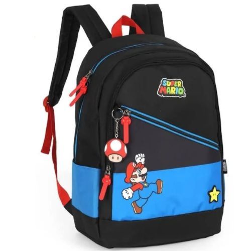 Mochila de Costas Super Mario Azul Luxcel