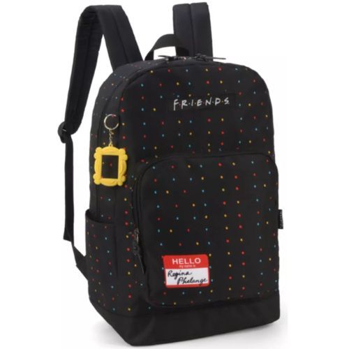 Mochila de Costas Friends Preta Luxcel
