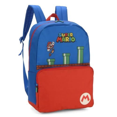 Mochila de Costas Super Mario Azul