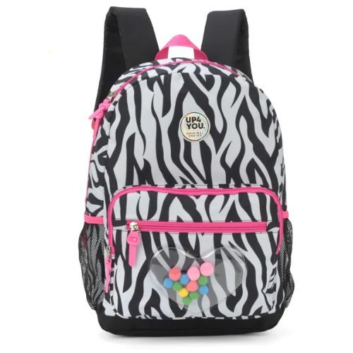 Mochila de Costas Up4you Zebra Coracao Luxcel