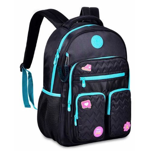 Mochila de Costas Luluca Lulike Preta Clio Style