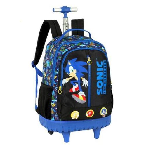 Mochila com Rodas Sonic Azul Luxcel