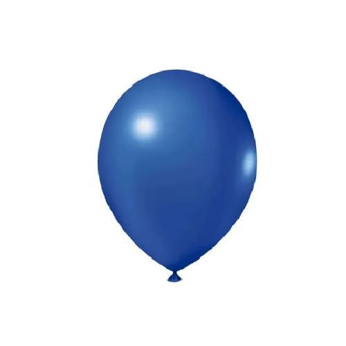 Balao Liso Party N 9 Azul Escuro com 30 Baloes Joy