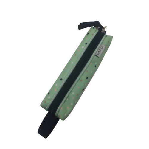 Porta Lapis Fininho Elastico Verde Bola Pequena Fina Ideia