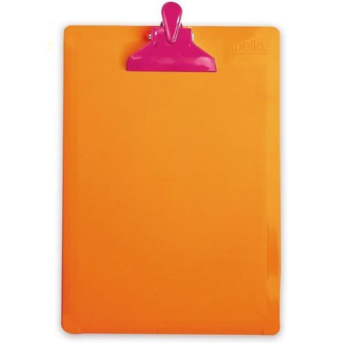 Prancheta Meio Oficio Full Color Laranja Dello