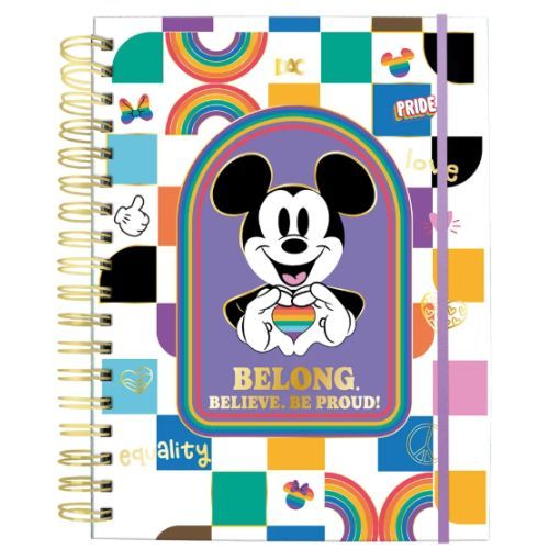 Caderno Smart Univ Mickey/Minnie 10 Div 80 Folhas Dac