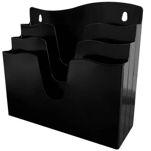 Organizador de Documentos Triplo Dellocolor Preto Dello