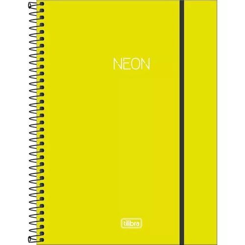 Caderno Univ Cpp 1 Materia Neon Verde 80 Folhas Tilibra