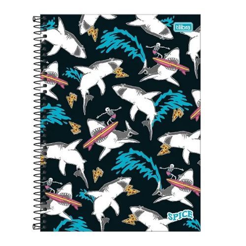 Caderno Univ Cd 1 Materia Spice Masc 80 Folhas Tilibra
