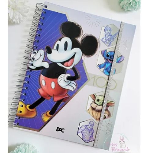 Caderno Smart Univ Disney 100 10 Divisorias 80 Folhas Dac