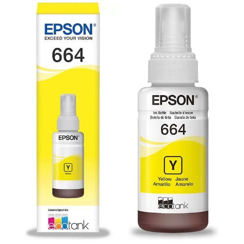 Refil de Tinta T664 Amarelo Epson