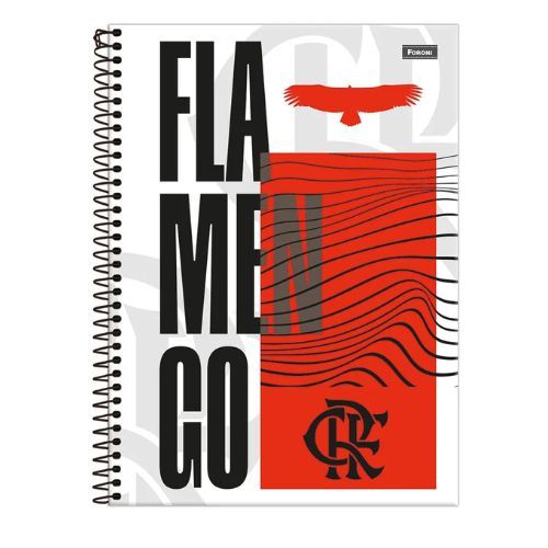 Caderno Univ Cd 15 Materias Flamengo 240 Folhas Foroni