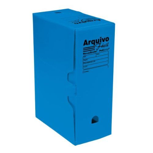 Arquivo Morto Facil Polionda Azul Polibras