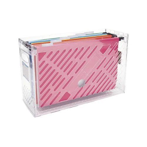 Organizador Dellocolor Cristal com 06 Pastas Suspensas Dello