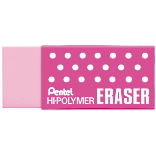 Borracha Hi-Polymer Pequena Rosa Pentel