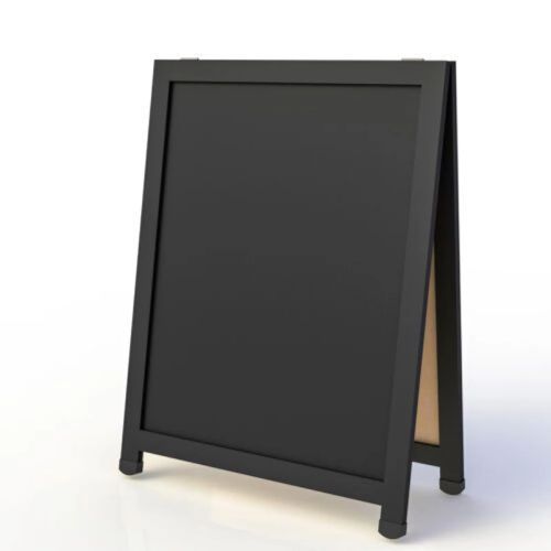 Cavalete Duplo de Calcada Soft Preto 80 x 60 Cm 42260 Stalo