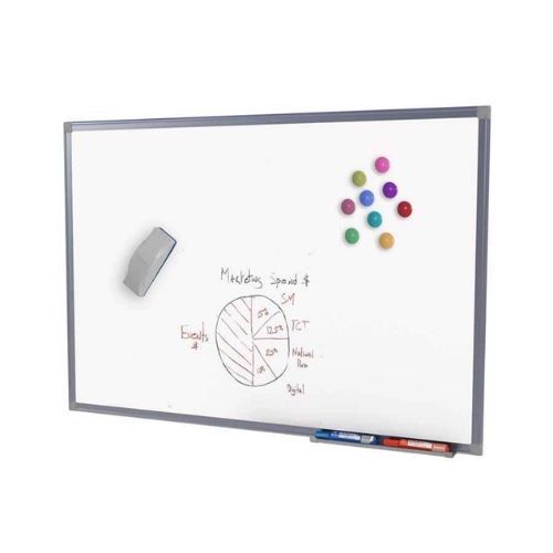 Quadro Branco 150 x 120 Magnetico Mold Aluminio Lx 5306 Souza