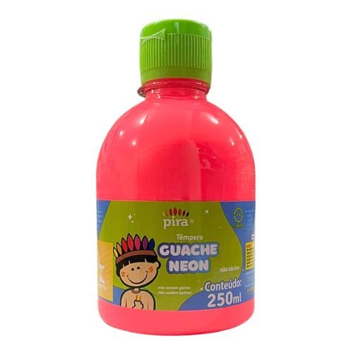 Tinta Guache Neon 250Ml Rosa Piratininga