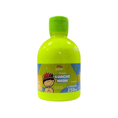 Tinta Guache Neon 250Ml Amarelo Piratininga