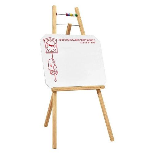 Cavalete com Quadro Infantil Branco Mad Pinus Nat 7003 Souza