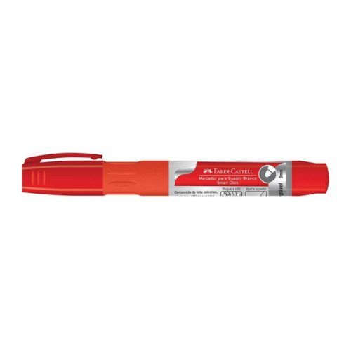 Marcador para Quadro Branco Smart Click Vermelho Faber Castell
