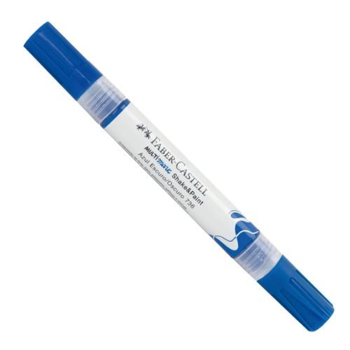 Marcador Criativo Multimark Shake&Paint Azul Escuro 736 Faber Castell
