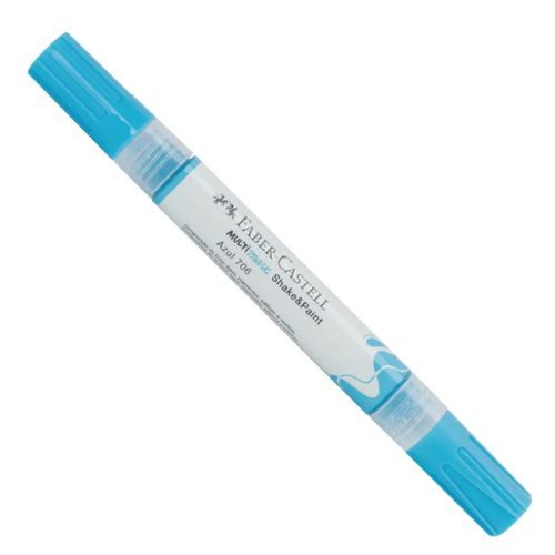 Marcador Criativo Multimark Shake&Paint Azul 706 Faber Castell