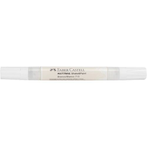 Marcador Criativo Multimark Shake&Paint Branco 713 Faber Castell