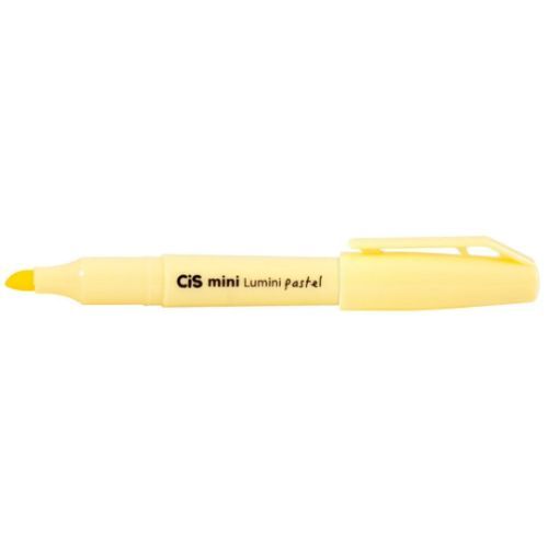 Marca Texto Mini Lumini Pastel Amarelo Cis