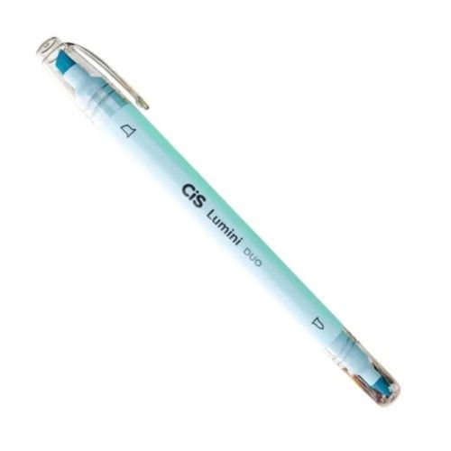 Marca Texto Lumini Duo Azul Cis