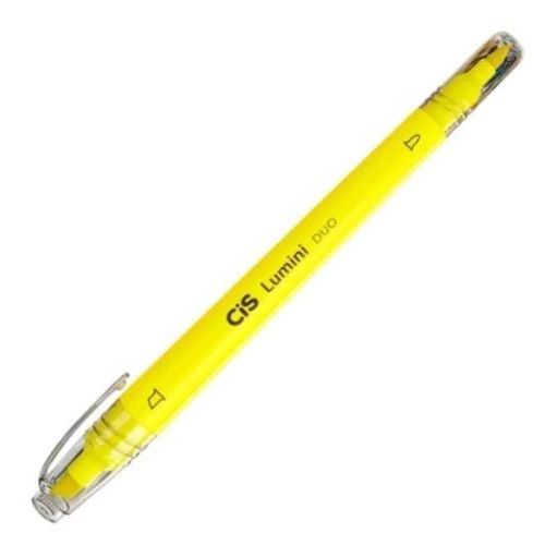 Marca Texto Lumini Duo Amarelo Cis