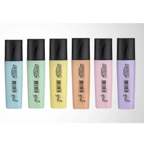 Marca Texto Cores Pasteis Brw