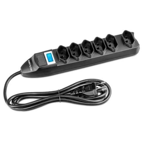 Regua Extensora com 6 Tomadas Bivolt 2p+t Multilaser